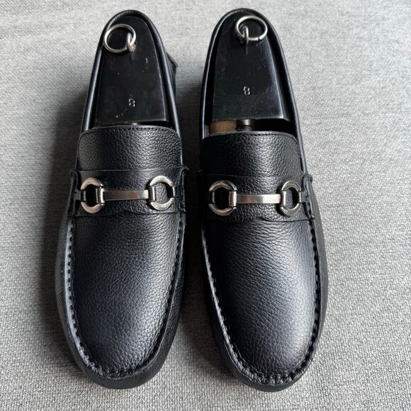 Marc Joseph New York Leather Loafer Driving Shoe Black Men's 9 Classic Preppy - Picture 1 of 12
